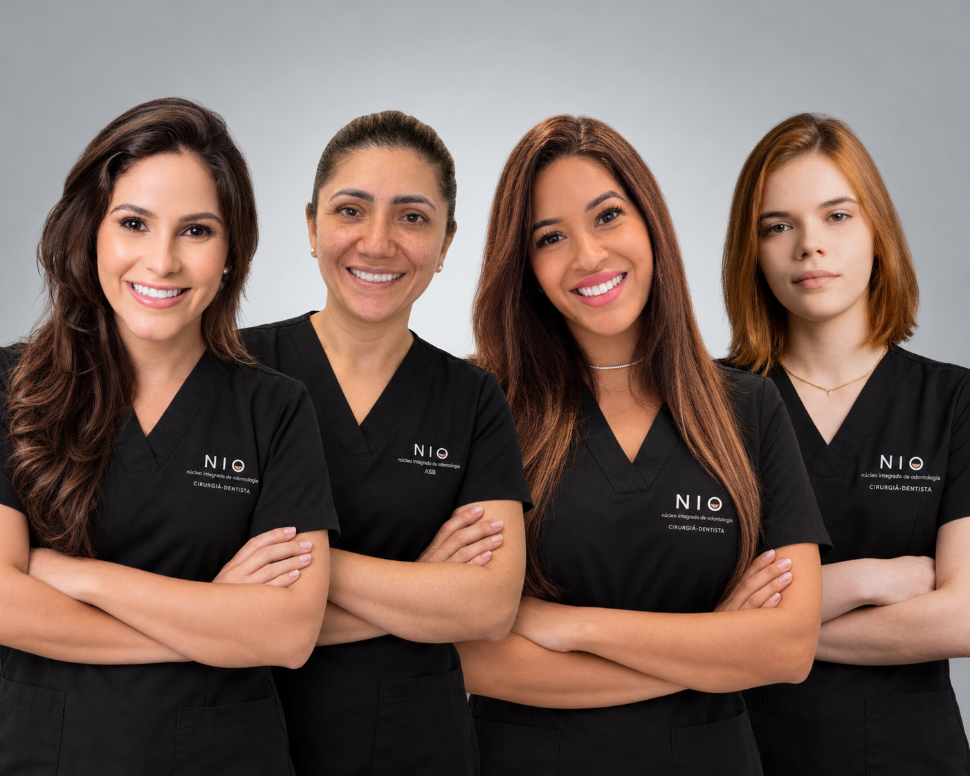 Equipe NIO: Williane Sousa, Ayla Felix, Daiane Sena e Lara Rocha, da esquerda para a direita